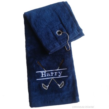 Golfhandtuch marineblau